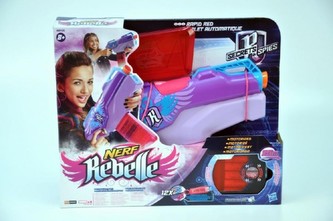 Nerf Rebelle Pistole Rapid Red plast s náboji v krabici