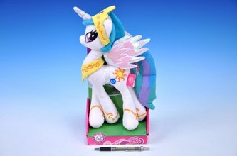 KMS Poník My Little Pony Celestia plyš 25cm na baterie se světlem a zvukem od 0 měsíců