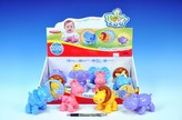 Zvířátko veselé ZOO plast 10cm na kolečkách s otáčecí hlavou, 4 druhy  od 12 měsíců - 1 kus