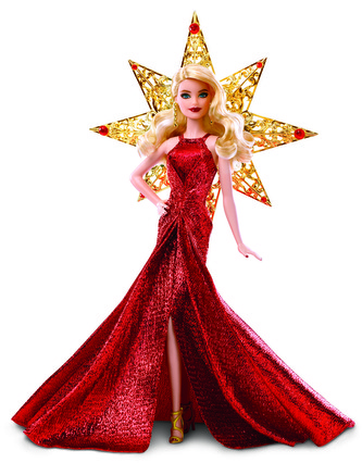 Barbie ve slavnostních šatech blond