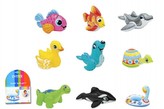 Hračka zvířátko nafukovací do vany asst 9 druhů v krabičce 15x20cm