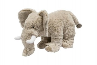 Slon stojící plyš  23cm