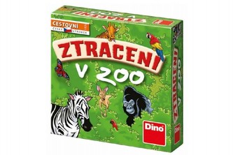Ztraceni v Zoo společenská cestovní hra v krabici 13x13x4cm