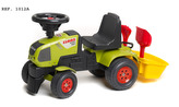 Odstrkovadlo - traktor Claas Axos 310 s volantem a přívěsným