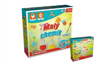 Malý chemik vědecká hra 21 pokusů Science 4 you v krabici 23x22x6,5cm