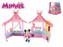 Minnie stánek cukrovinky 14x14cm plast s kloubovou figurkou 8cm a doplňky 17ks v krabičce
