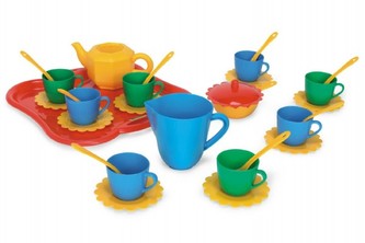 Party World - Tác s nádobím plast 28x10cm 30 ks Wader