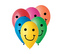 Balonek nafukovací s potiskem Smile střední 9 10ks karneval
