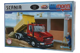 Stavebnice Monti 62.1 Scania  1:48 v krabici 32x20,5x7,5cm Stavebnice Monti 62.1 Scania  1:48 v krabici 32x20,5x7,5cm