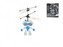 Vrtulník robot 15cm reagující na pohyb ruky USB nabíjecím kabelem se světlem 2barvy v krabičce