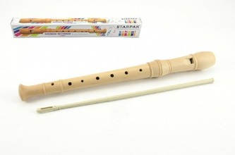 Flétna dřevo 31cm v krabičce