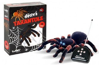 Děsivá Tarantule RC plast na baterie 4xAA a 1x9V 27MHz 33x26,5x9,5cm v krabici Děsivá Tarantule RC plast na baterie 4xAA a 1x9V 27MHz 33x26,5x9,5cm v krabici