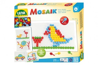 Mozaika klobouček 1cm hladký 100ks v krabici 33x24x3,5cm Mozaika klobouček 1cm hladký 100ks v krabici 33x24x3,5cm