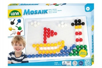 Mozaika klobouček 1,5cm hladký 120ks v krabici