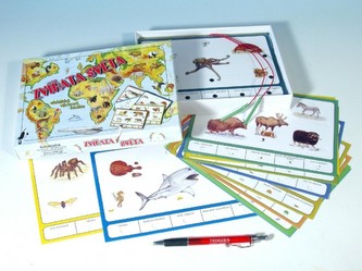 Zvířata světa společenská hra na baterie v krabici 22x16x3cm Zvířata světa společenská hra na baterie v krabici 22x16x3cm