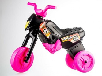 Odrážedlo Enduro Yupee černé velké plast výška sedadla 31cm nosnost do 25kg 12m+