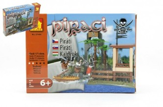 Stavebnice Dromader Piráti 27406 171ks v krabici 25,5x18,5x4,5cm