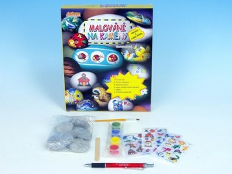 Malování na kameny v krabici 21,5x26x4cm Malování na kameny v krabici 21,5x26x4cm