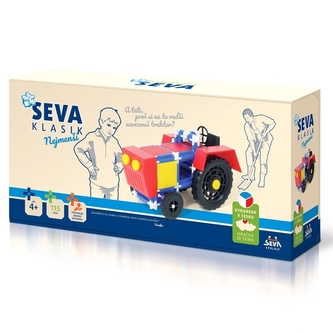 Stavebnice Seva Traktor plast 115ks v krabici 31,5x16,5x7,5cm Stavebnice Seva Traktor plast 115ks v krabici 31,5x16,5x7,5cm