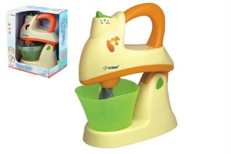 Elektronický mixér plast 21cm na baterie se zvukem se světlem v krabici