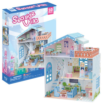 Puzzle 3D Dollhouse - Seaside Villa