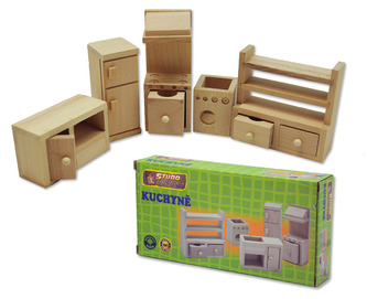 Dřevěný mini nábytek - kuchyně
