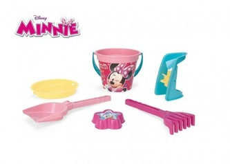 Sada na písek Minnie plast 6ks 35x23cm v síťce 12m+ Wader