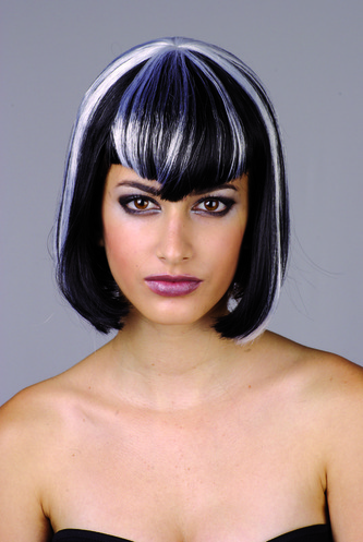 Paruka šedo černé mikádo