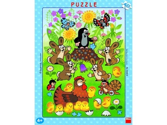 Puzzle Krtek a velikonoce 40 dílků