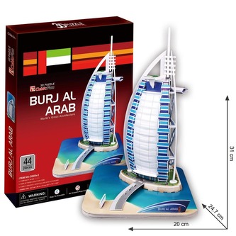 Puzzle 3D Burj Al Arab/46 dílků