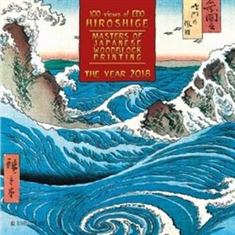 Nástěnný kalendář - Hiroshige - Masters of Japanese Woodblock Painting 2018