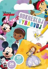 Obkresluj a vybarvuj Disney Junior