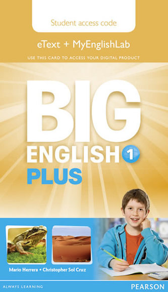 Big English Plus 1 Pupil´s eText and MyEnglishLab Access Card