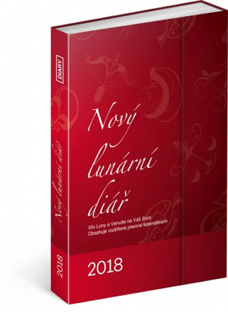 Diář 2018 - Nový lunární, týdenní magnetický, 10,5 x 15,8 cm