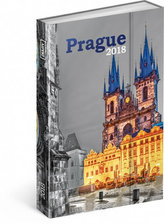 Diář 2018 - Praha, týdenní magnetický, 10,5 x 15,8 cm