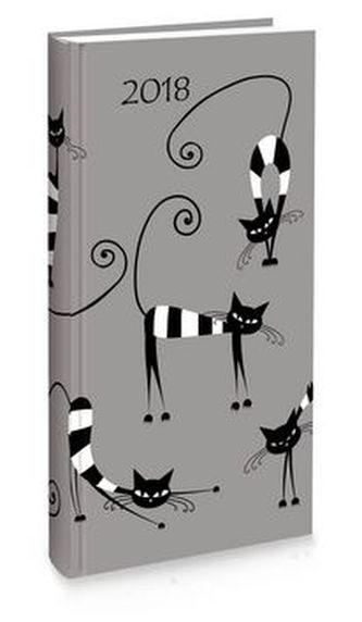 Diář A6 LYRA týdenní Cat 2018