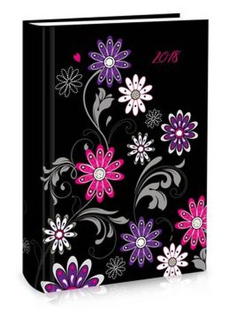 Diář B6 LYRA denní Elegant 2018