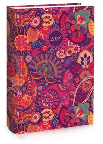 Diář B6 LYRA denní Colours 2018