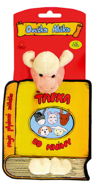 Záložka do knihy plyšová ovečka Alička