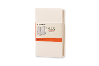 Moleskine: Volant zápisníky linkované bílé S