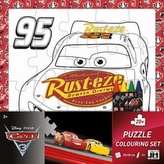 Auta 3 - Omal. puzzle s voskovkami