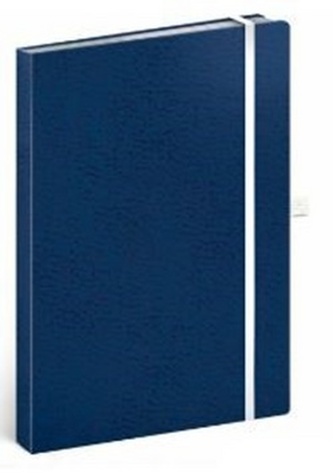 Notes Vivella linkovaný modrý/bílý