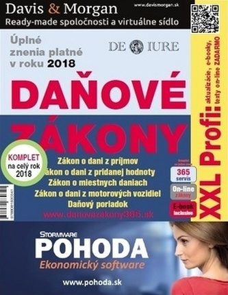 Daňové zákony 2018