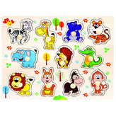 Dřevěné puzzle safari