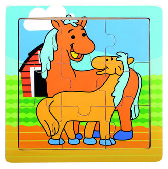 Puzzle koníci