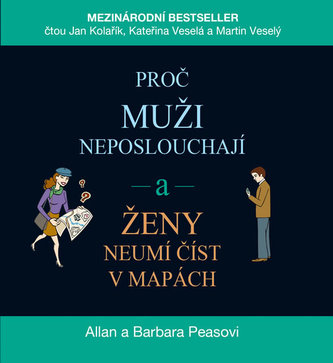 Proč muži neposlouchají a ženy neumí číst v mapách - audioknihovna Proč muži neposlouchají a ženy neumí číst v mapách - audioknihovna
