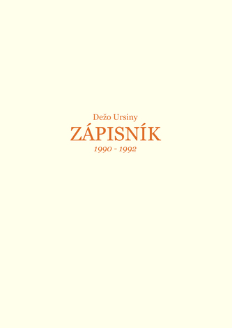 Zápisník 1990 - 1992