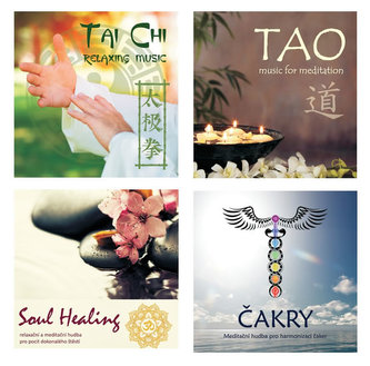 Komplet relaxační hudby - 4 CD (Tai Chi, Tao meditation, Soul  healing, Čakry)