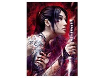 Puzzle Dívka s mečem 1000 dílků