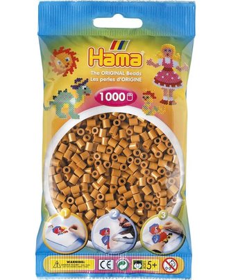 Světle hnědé korálky 1.000ks MIDI